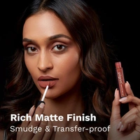Pilgrim Liquid Matte Lipstick 04 Nude Obsessed |Bold Nude Obsessed Shade | Velvety Matte Finish | Long-Lasting | Smudge-Proof | Lightweight Formula for All-Day Comfort & High Pigmented Color