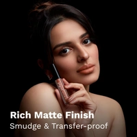 Pilgrim Liquid Matte Lipstick 22 Mocha Muse |Bold Mocha Muse Shade | Velvety Matte Finish | Long-Lasting | Smudge-Proof | Lightweight Formula for All-Day Comfort & High Pigmented Color