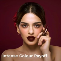 Pilgrim Matte Bullet Lipstick Alpha Brown 34 | Intense Color | Velvety Smooth | Long-Lasting | Transferproof & Smudgeproof for All-Day Wear