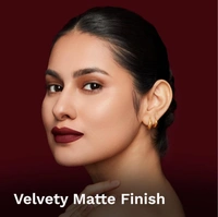 Pilgrim Matte Bullet Lipstick (Burgundy Blaze 24)|Intense,  Bold Burgundy Color | Velvety Matte Finish & Long-Lasting | Transferproof & Smudgeproof for All-Day Wear