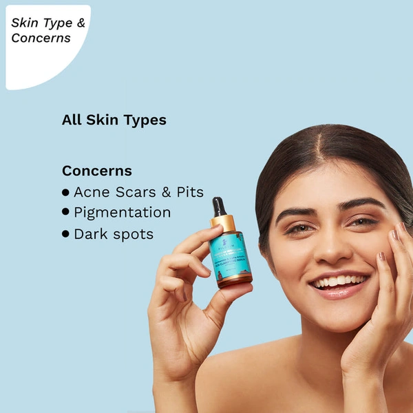 Pilgrim Niacinamide & Alpha Arbutin Skin Clarifying Serum, 30ml | Reduces Dark Spots, Brightens Skin, and Improves Texture for a Smooth, Even Complexion.