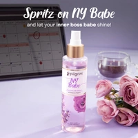 Pilgrim NY Babe Body Mist - 150 ml | With Dewy Rose & Bold Patchouli | Long-Lasting |  Body Mist for Women | Romance perfume for women  | Elegant fragrance | Designed in France