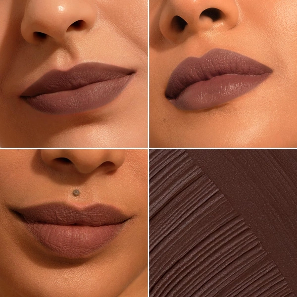 Pilgrim Oh So Creme Bullet Lipstick with Caramel Charm�-01 Shade | Silky Matte Finish & Highly Pigmented  |  Long Lasting & Smooth Glide |  Lightweight Formula with French Grape Seed Oil