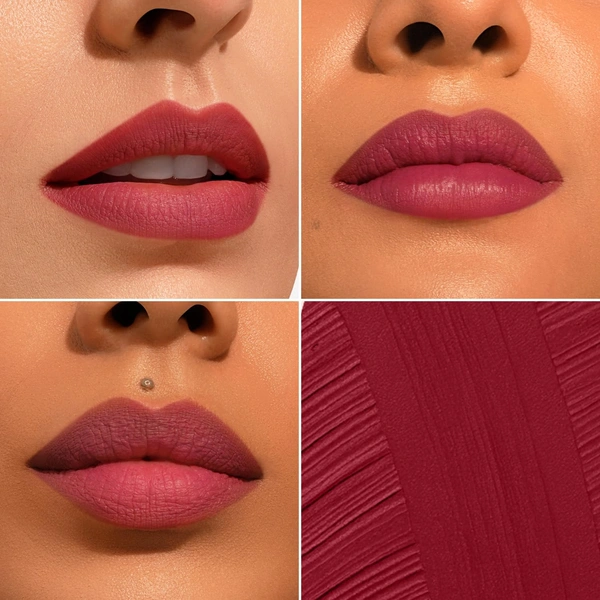 Pilgrim Oh So Creme Bullet Lipstick with Ch�rie Pink - 11 Shade | Silky Matte Finish & Highly Pigmented  |  Long Lasting & Smooth Glide |  Lightweight Formula with French Grape Seed Oil