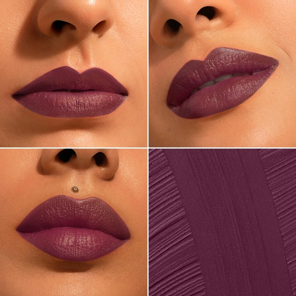 Pilgrim Oh So Creme Bullet Lipstick with  Midnight Vin�e-21 Shade | Silky Matte Finish & Highly Pigmented  |  Long Lasting & Smooth Glide |  Lightweight Formula with French Grape Seed Oil