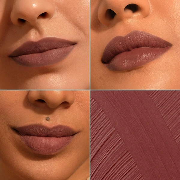 Pilgrim Oh So Creme Bullet Lipstick with Nude amour-04 Shade | Silky Matte Finish & Highly Pigmented  |  Long Lasting & Smooth Glide |  Lightweight Formula with French Grape Seed Oil