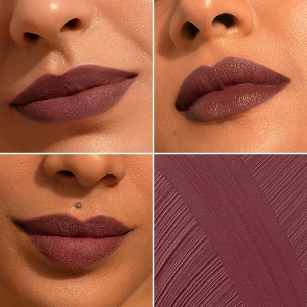 Pilgrim Oh So Creme Bullet Lipstick with Nude Caf�-02 Shade | Silky Matte Finish & Highly Pigmented  |  Long Lasting & Smooth Glide |  Lightweight Formula with French Grape Seed Oil