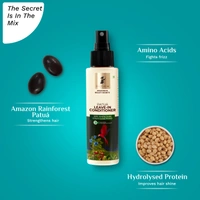 Pilgrim Patua Leave-In Conditioner - 100ml | With Amino Acids & Hydrolyzed Protein | 3-In-1 Conditioner Nourishes, Detangles & Protects | Protects Hair from Heat Damage | Strengthening hair | Lightweight | Sulfate & Paraben-Free | For All Hair Types