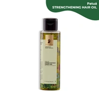 Pilgrim Patua Strengthening Hair Oil - 115ml | With Argan & Avocado Oil |  for Strong & Silky Hair | Reduces Frizz | Promotes Healthy Hair Growth | Control Hair Fall | Lightweight | Hydrates | For All Skin Types