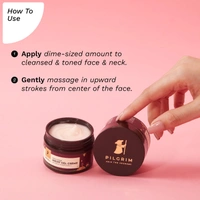 Pilgrim Red Vine Night Gel Cream -50g | With  Retinol, Mulberry & Vitamin C  | Anti-Aging | Wrinkle Reducing | Youthful Glow | Non-greasy | Nourishing Overnight | for Oily, Dry & Sensitive skin