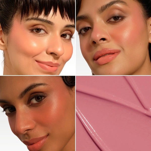 Pilgrim Rosy Delight Liquid Serum Blush Strawberry Mouss�-05 | Dewy Radiant Finish | Highly Pigmented Lightweight Serum Formula | Long Lasting Buildable Smooth BlendFrench Grape Seed Oil Infused