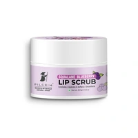 Pilgrim Squalane Blueberry Lip Scrub - 8g | With Sugar & Shea Butter | Smooth & Soft Lips | Deep Hydration |  Exfoliate & Nourish Lips | Moisturizing Lips | Lip Scrub for Dark Lips