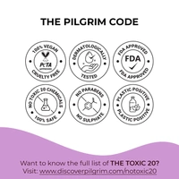Pilgrim Squalane Blueberry Lip Scrub - 8g | With Sugar & Shea Butter | Smooth & Soft Lips | Deep Hydration |  Exfoliate & Nourish Lips | Moisturizing Lips | Lip Scrub for Dark Lips