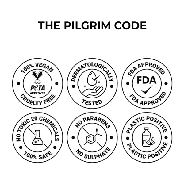 Pilgrim Squalane Blueberry Roll-On Lip Serum - 6ml | Shea Butter & Pomegranate| Hydrate & Nourish Lips | Moisturize & Protect Lips | Soft, Smooth & Nourished Lips | For Plump & Soft Lips | Paraben-free | Refreshing Lip