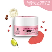 Pilgrim Squalane Bubblegum Lip Sleeping Mask - 8g | With Shea Butter & Pomegranate | Hydrates | Plumps & Lighten |  for Soft & Smooth Lips | Nourishing Lips | Sulfate-Free