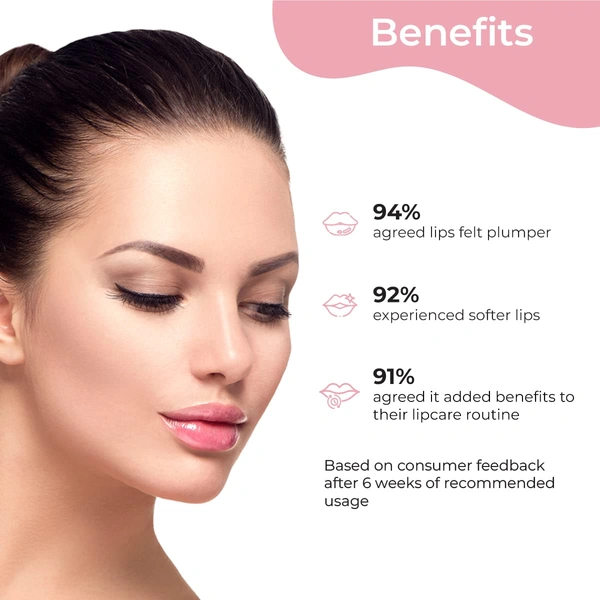 Pilgrim Squalane Bubblegum Lip Sleeping Mask - 8g | With Shea Butter & Pomegranate | Hydrates | Plumps & Lighten |  for Soft & Smooth Lips | Nourishing Lips | Sulfate-Free