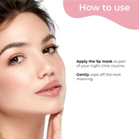 Pilgrim Squalane Bubblegum Lip Sleeping Mask - 8g | With Shea Butter & Pomegranate | Hydrates | Plumps & Lighten |  for Soft & Smooth Lips | Nourishing Lips | Sulfate-Free