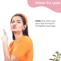 Pilgrim Squalane Bubblegum Roll-On Lip Serum - 6ml | Shea Butter & Pomegranate| Deeply Hydrates, Nourishes & Protects Lips | For Smooth & Chapped Lips | Moisturizing Lips | Lip Balm For Soft & Plump Lips | Paraben-free
