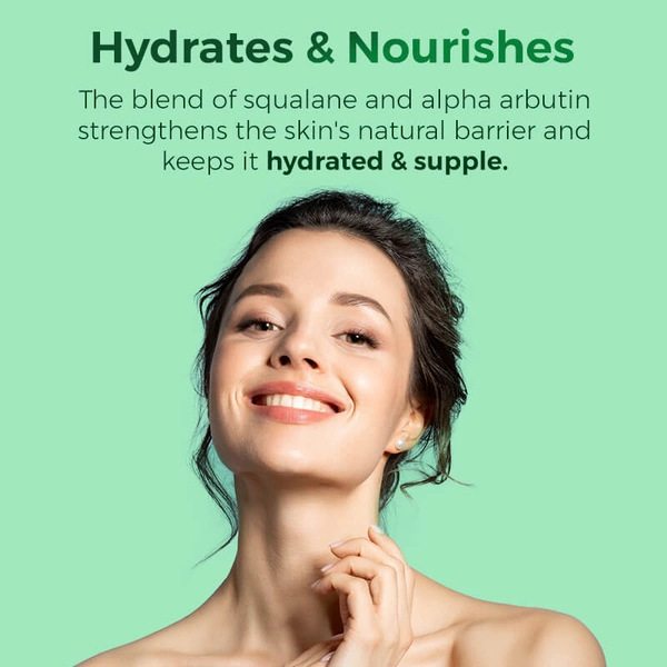 Pilgrim Squalane Glow Creme Serum, 30ml | Combines Tranexamic Acid, Alpha Arbutin, and Niacinamide to Hydrate, Brighten, and Reduce Pigmentation.