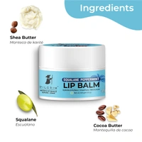 Pilgrim Squalane Peppermint Lip Balm - 8g | Lip Balm with Shea & Cocoa Butter For Soft & Smooth Lip | Nourish & Refresh Your Lips | Deeply Hydrating Lip Care | Smoothening | Natural Shin