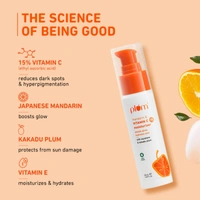 Plum 3% Vitamin C Moisturizer 50ml with Mandarin | Brightening Face Cream for Glowing Skin | Reduces Hyperpigmentation, Dullness & Uneven Skin Tone | Vegan & Fragrance-Free