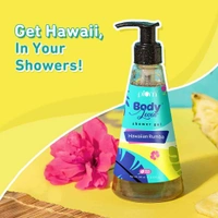 Plum Body Lovin Hawaiian Rumba Shower Gel 240ml | Refreshing Tropical Fragrance | Sulphate-Free &  Gentle Cleanser | Hydrates Skin & Vegan, Daily Use Body Wash