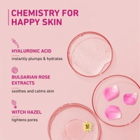 Plum Bulgarian Valley Rose Water Face Toner 100ml | With Hyaluronic Acid | Hydrating & Pore Tightening | Balances pH, Alcohol-Free | For Oily, Acne-Prone & Combination Skin | Women & Men | Vegan