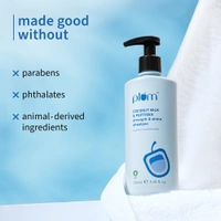 Plum Coconut Milk & Peptides Strength & Shine Shampoo 250ml | 22X Smoother Hair | Smoothening & Strengthening with Coconut Milk & Pea Peptide | Paraben-Free & Vegan