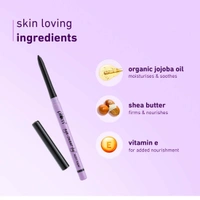 Plum Eye-Swear-By Kajal 0.35g Combo Pack Deep Black pack of 2 | Creamy Smooth, Waterproof & Smudge-Proof | 12hr Long-Lasting Twist-Up Kajal Pencil | Enriched with Vitamin E | 100% Vegan & Cruelty-Free