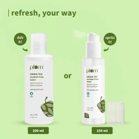 Plum Green Tea Face Toner 200ml | With Glycolic Acid | Alcohol-Free | Fights Pimples, Tightens Pores & Controls Oil | Gently Exfoliates Dead Skin Cells | For Oily & Acne-Prone Skin | Women & Men | Vegan