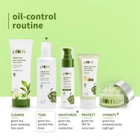 Plum Green Tea Face Toner 200ml | With Glycolic Acid | Alcohol-Free | Fights Pimples, Tightens Pores & Controls Oil | Gently Exfoliates Dead Skin Cells | For Oily & Acne-Prone Skin | Women & Men | Vegan