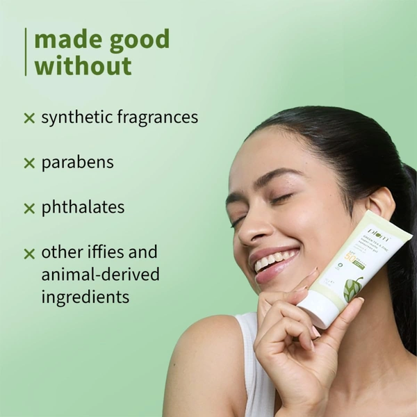 Plum Green Tea & Zinc Super-Matte Gel Sunscreen SPF 50 PA++++ 50g | Oil-Free, Non-Sticky, No White Cast | For Oily, Combination & Acne-Prone Skin | Vegan & Lightweight