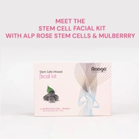 Raaga Professional Stem Cells Infused Mulerry 6 Step Facial Kit - 61g | With Mulberry and Alp Rose Stem Cells | Reduces Dark Spots | Rejuvenating facial | Anti-Aging Facial Kit | Deep Hydrating | for All Skin Types