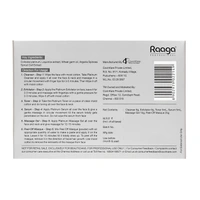 Raaga Professional Stem Cells Infused Platinum 6 Step Facial Kit - 61g | with Argan Stem Cells & Platinum Colloid | Restore Skin Balance | Skin cell regeneration | Suitable for All Skin Types