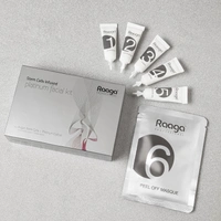 Raaga Professional Stem Cells Infused Platinum 6 Step Facial Kit - 61g | with Argan Stem Cells & Platinum Colloid | Restore Skin Balance | Skin cell regeneration | Suitable for All Skin Types