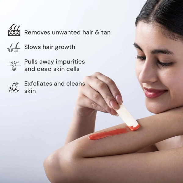 Raaga Professional Strawberry Liposoluble Wax 800ml | Hair Removal Wax for All Skin Types | Smooth & Gentle Body Wax | Salon Quality with Long-Lasting Results