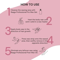 Raaga Professional Strawberry Liposoluble Wax 800ml | Hair Removal Wax for All Skin Types | Smooth & Gentle Body Wax | Salon Quality with Long-Lasting Results