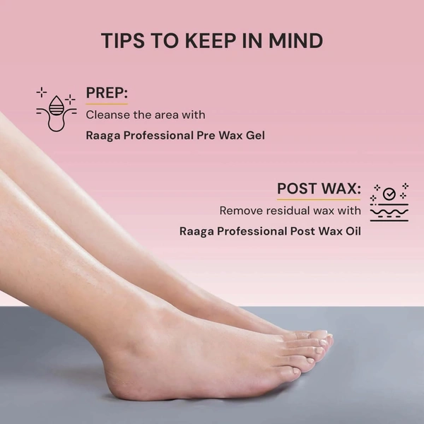 Raaga Professional Strawberry Liposoluble Wax 800ml | Hair Removal Wax for All Skin Types | Smooth & Gentle Body Wax | Salon Quality with Long-Lasting Results