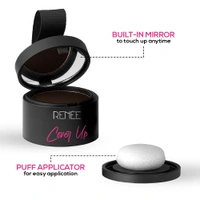 Renee RENEE Cover-Up Hair Powder ( Brown ) 4g | Helps Cover Grey Roots & Patches | Highly Pigmented | Matte Finish | Invisible Flawless Finish | Instant Coverage | Long-Lasting