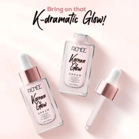 Renee Korean Glow Serum 15ml | Glass Skin Effect | Lightweight | Enriched with Moringa Extracts | Non Greasy, Hydrates |  Moisturizing Serum for Even Skin Tone | Youthful glow | Glowing Complexion & Skin Repair |