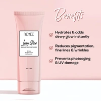 Renee Lumi Glow Highlighting Moisturizer 50g | With 3D Glow | Enriched with 3% Niacinamide & 1% Hyaluronic Acid | Reduces Pigmentation, Fine Lines & Wrinkles | Lightweight Texture | Prevents Photoaging & UV Damage |
