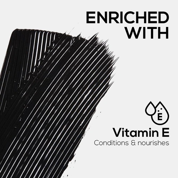 Renee Midnight Mascara  8ml | Volumizing & Lengthening Mascara | Intense Black Lash Definition | Bold, Long-Lasting Lashes | Smudge-Proof Mascara | Darkest Black | Clump-Free | Infused with Vitamin E | Suitable for All Eye Shapes |