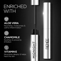 Renee Midnight Matte Eyeliner 2.5ml | Darkest Black | Smudge-Proof & Waterproof | Long Lasting | Smooth & One-Swipe-Application | Intense Black Pigment | Enriched with Chamomile, Aloe Vera & Vitamin E