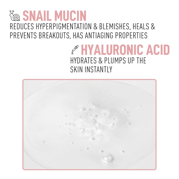 Renee Snail 99 Mucin Serum for Face  50ml | Hydrating & Skin Repair Serum | Boost Skin Elasticity | Ideal for Glowing Skin | 99% Snail Secretion Filtrate | Intense Hydration, Blemishes, Wrinkles & Spot Correction, Anti Ageing, Skin Firming - All Skin Types |