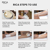 Rica White Chocolate Liposoluble Wax | Gentle, Moisturizing Hair Removal | Less Painful Application | Redness Free Hair Removal | For Dry Skin | 800g
