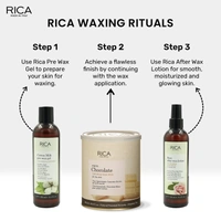 Rica White Chocolate Liposoluble Wax | Gentle, Moisturizing Hair Removal | Less Painful Application | Redness Free Hair Removal | For Dry Skin | 800g