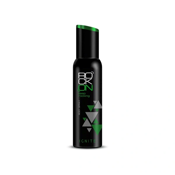 Rock On Ignite Deodorant for Men 150ml | Long-Lasting Bold Fragrance Body Spray | Premium Deodorant with All-Day Odor Protection for Men