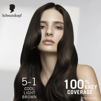 Schwarzkopf Colour Specialist 5.1 Cool Light Brown Permanent Hair Colour 100ml with Omegaplex & Hyaluronic Acid | Anti-Breakage Care | 100% Grey Coverage | Nourished Shine