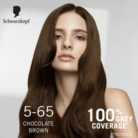 Schwarzkopf Colour Specialist 5.65 Chocolate Brown Permanent Hair Colour 100ml with Omegaplex & Hyaluronic Acid | Anti-Breakage | 100% Grey Coverage | Nourished Shine
