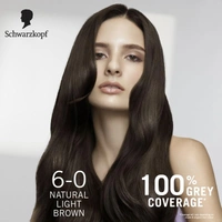 Schwarzkopf Colour Specialist 6.00 Natural Light Brown Permanent Hair Colour 100ml with Omegaplex & Hyaluronic Acid | Anti-Breakage | 100% Grey Coverage | Nourished Shine